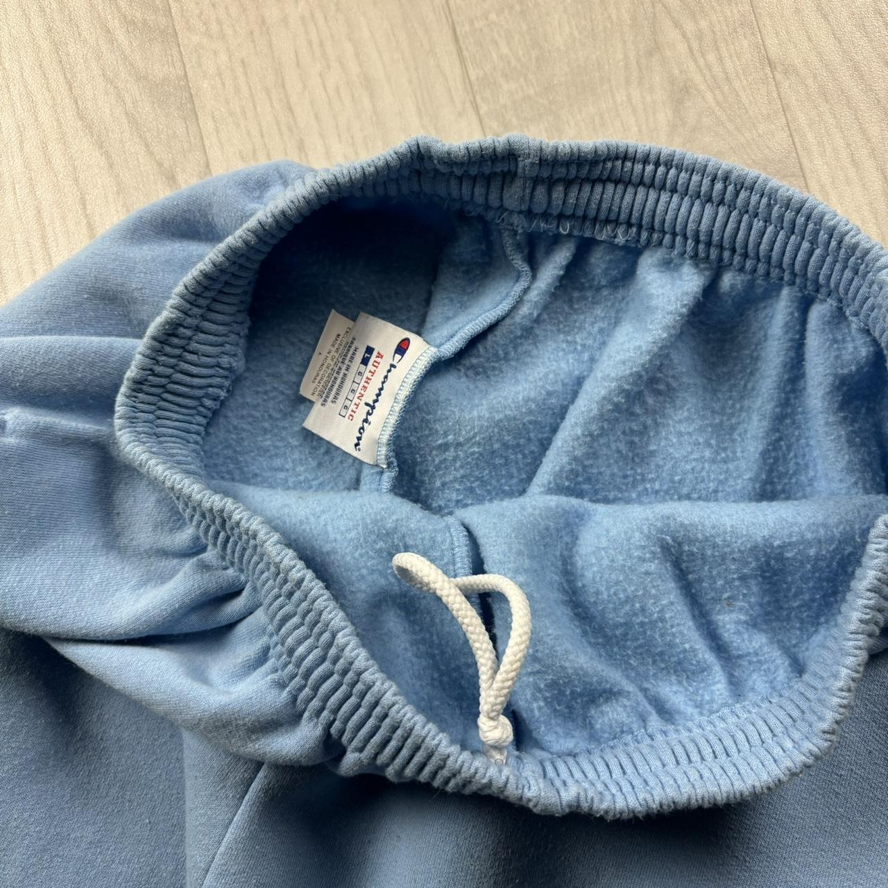VINTAGE 00s CHAMPION BAGGY COTTON SWEATPANTS BABY BLUE