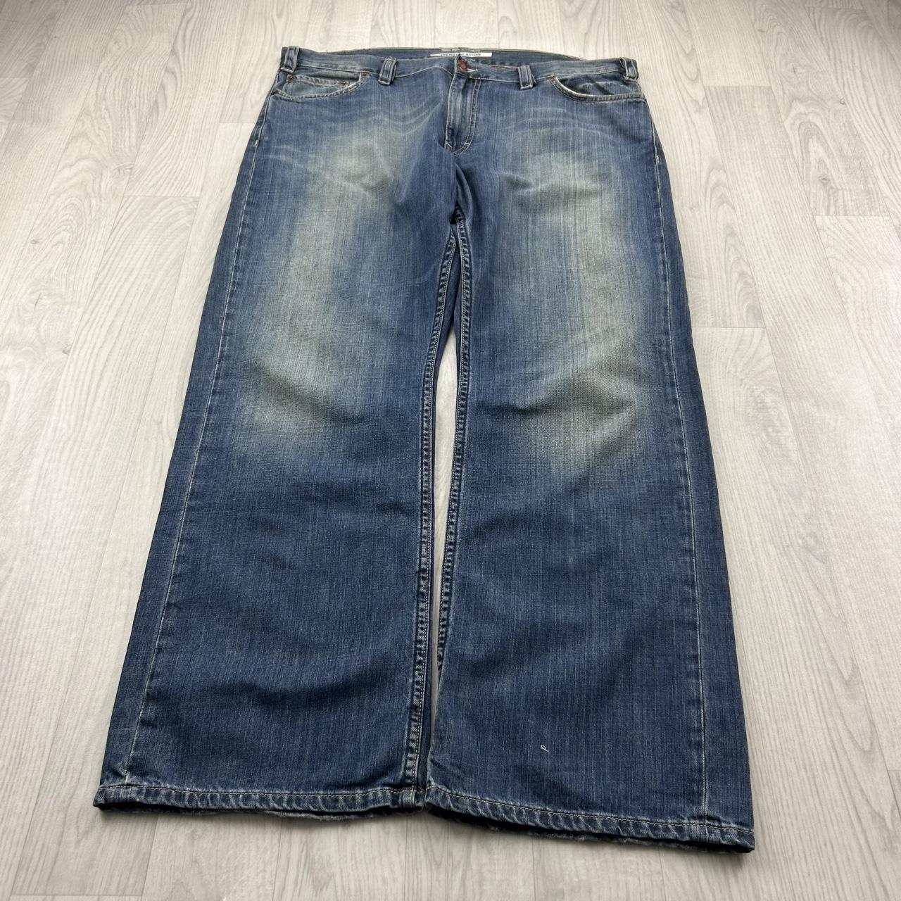 VINTAGE Y2K MUSTANG BAGGY JEANS BLUE