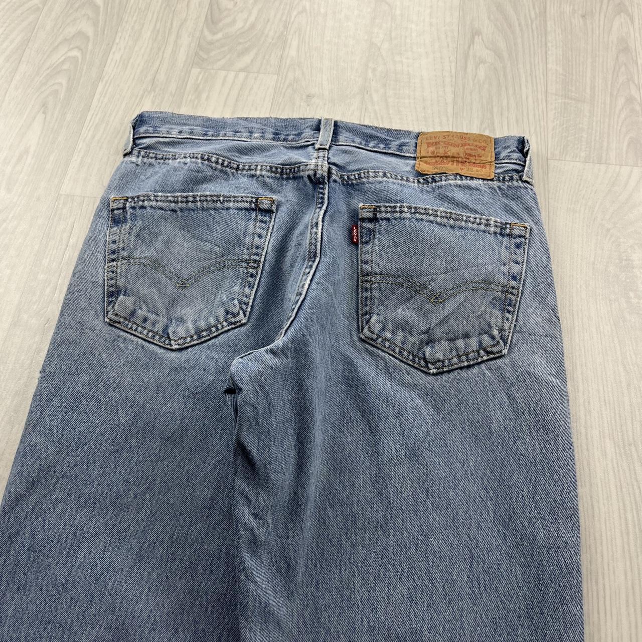 VINTAGE 00s LEVIS 550 BAGGY JEANS BLUE