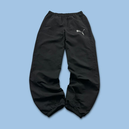 VINTAGE Y2K PUMA BAGGY TRACKSUIT BOTTOMS BLACK
