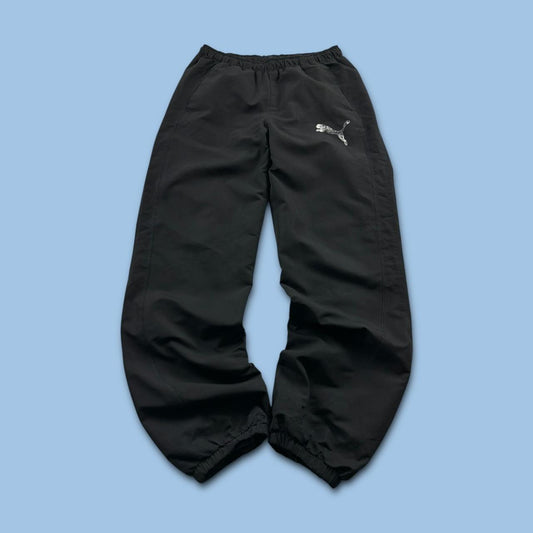 VINTAGE Y2K PUMA BAGGY TRACKSUIT BOTTOMS BLACK