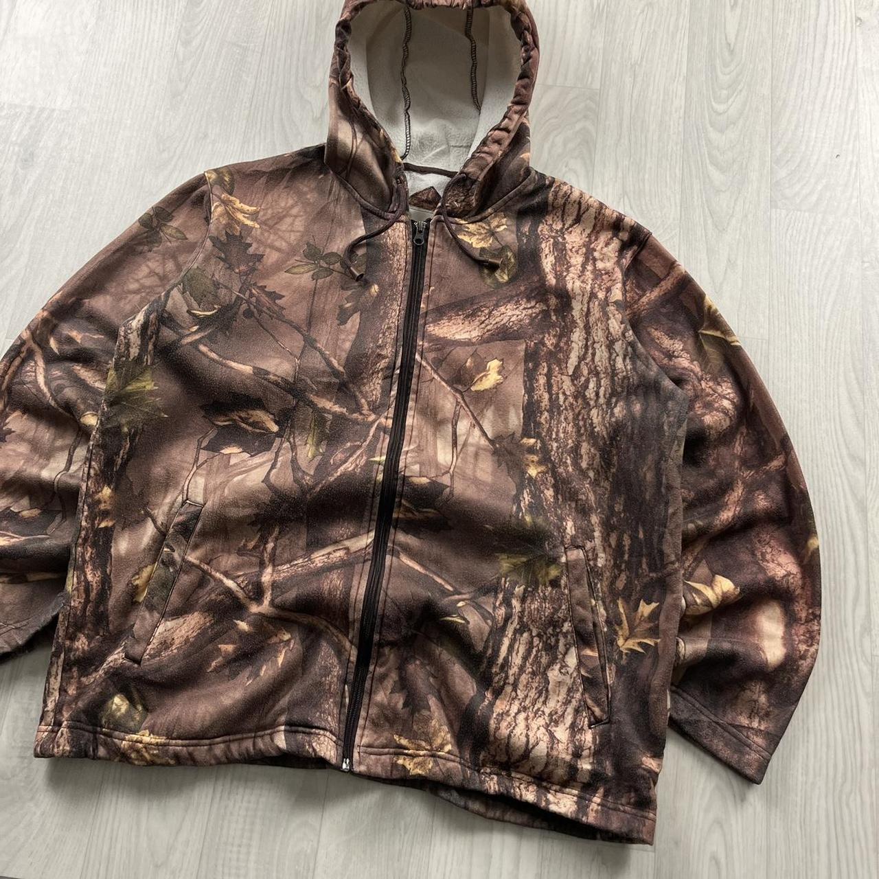 VINTAGE REALTREE HOODIE CAMO BROWN