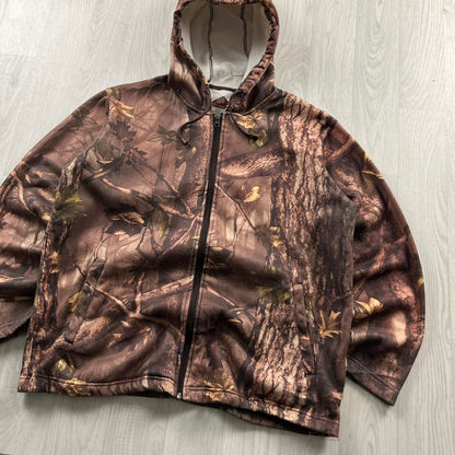 VINTAGE REALTREE HOODIE CAMO BROWN