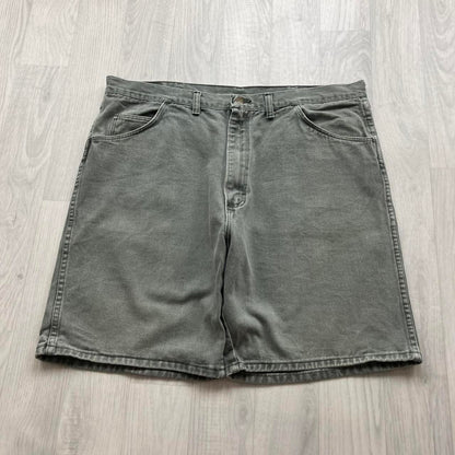 VINTAGE 00s WRANGLER BAGGY LOOSE JORTS MINT GREEN