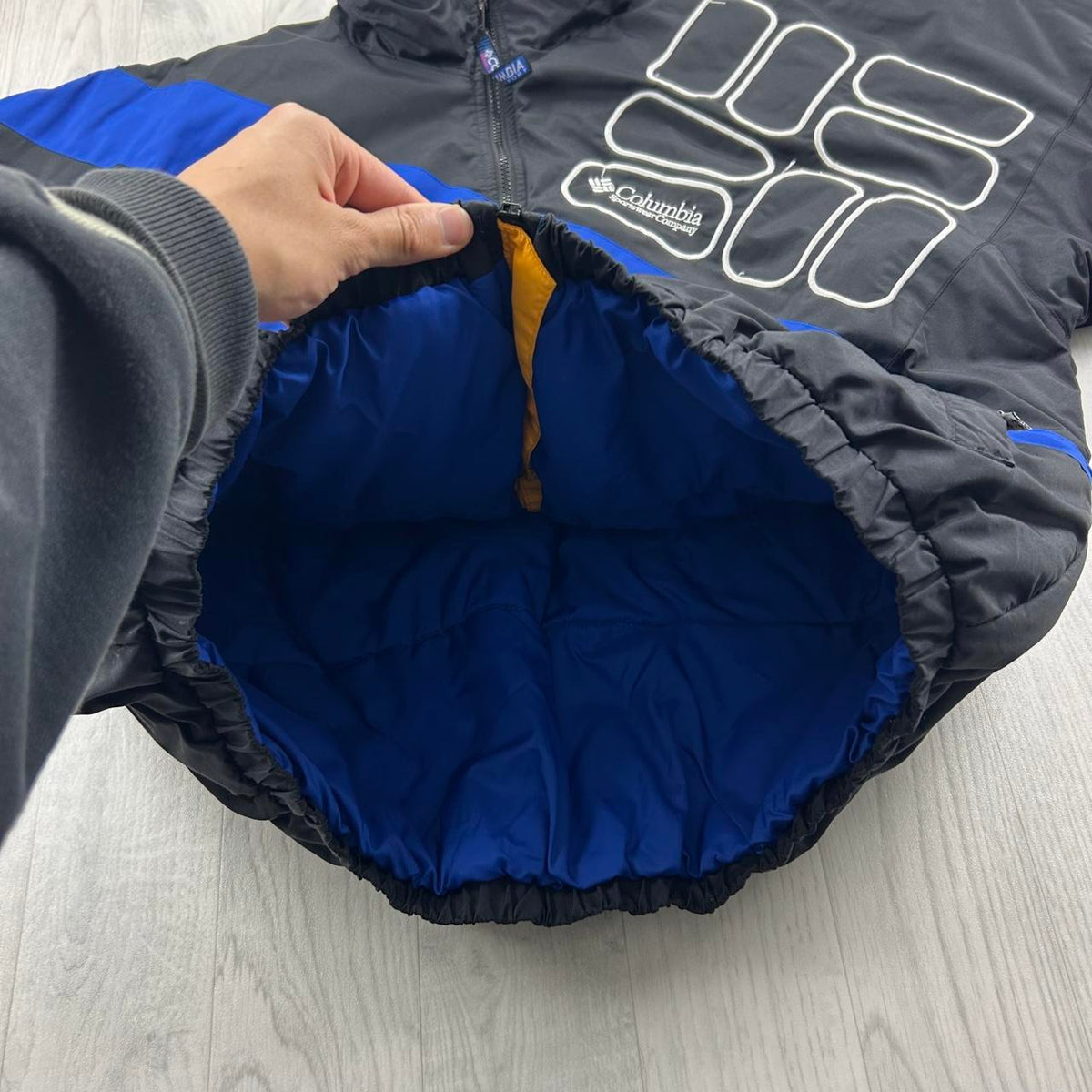 VINTAGE Y2K COLUMBIA PADDED UTILITY PUFFER JACKET BLACK