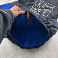 VINTAGE Y2K COLUMBIA PADDED UTILITY PUFFER JACKET BLACK