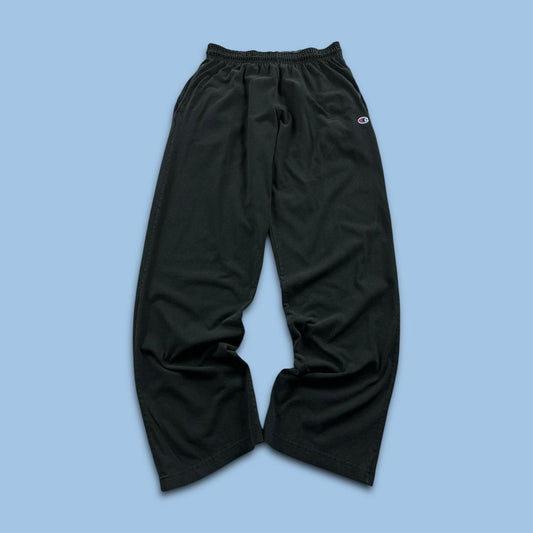 VINTAGE 00s CHAMPION BAGGY LIGHTWEIGHT SWEATPANTS BLACK
