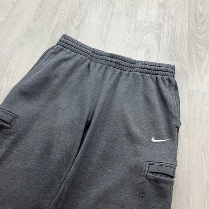 VINTAGE Y2K NIKE BAGGY COTTON SWEATPANTS GREY