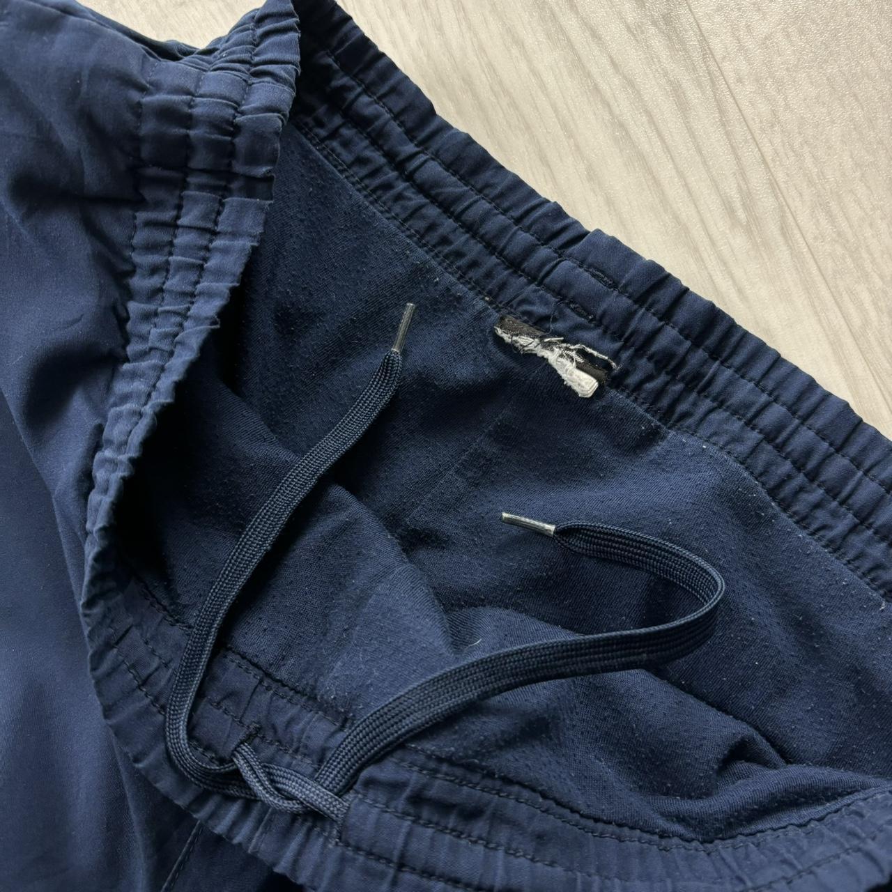VINTAGE Y2K ADIDAS BAGGY TRACKSUIT BOTTOMS NAVY