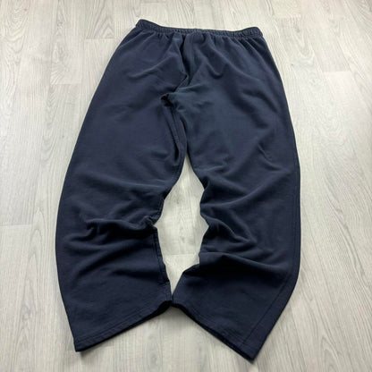 VINTAGE 00s CHAMPION SUPER BAGGY COTTON SWEATPANTS NAVY