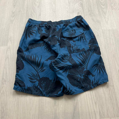 ONEILL FLORAL BAGGY BOARD SWIM SHORTS BLUE