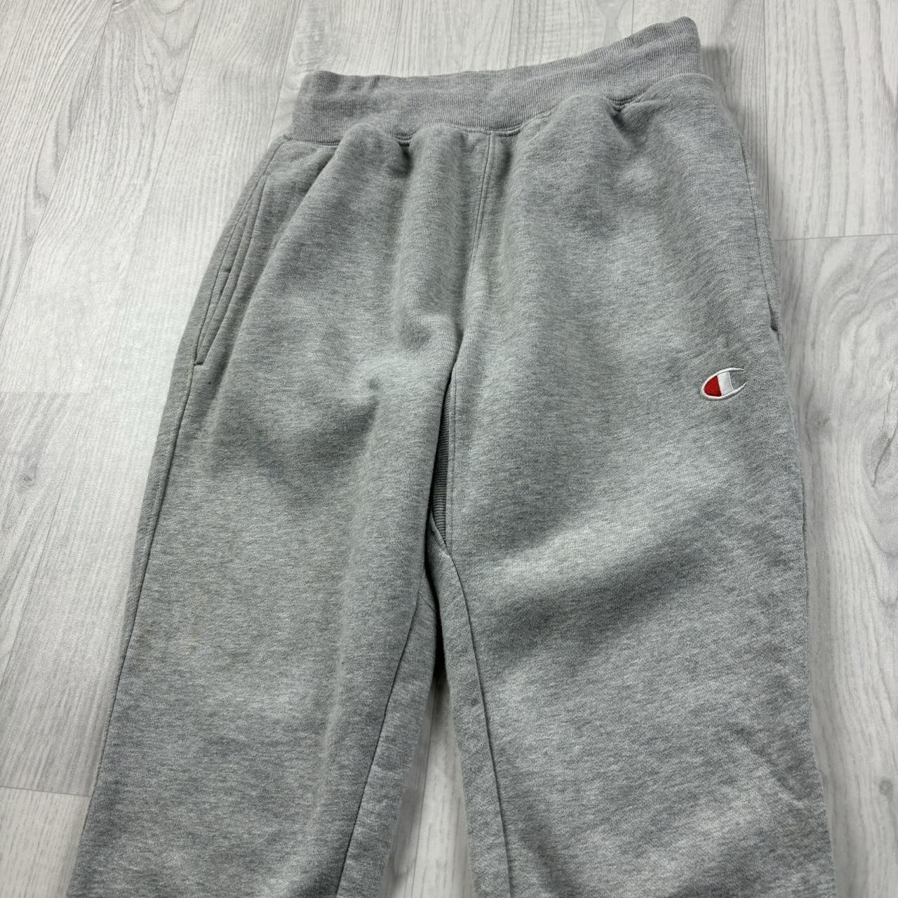 VINTAGE 00s CHAMPION COTTON SWEATPANTS GREY
