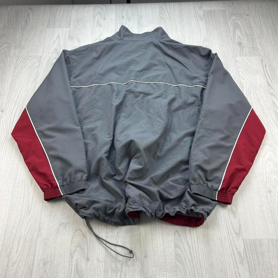 VINTAGE Y2K REEBOK TECHNICAL WINDBREAKER JACKET GREY