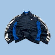 VINTAGE Y2K ADIDAS WINDBREAKER TRACK JACKET NAVY