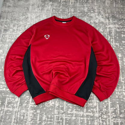 VINTAGE Y2K NIKE BOXY SWEATSHIRT RED