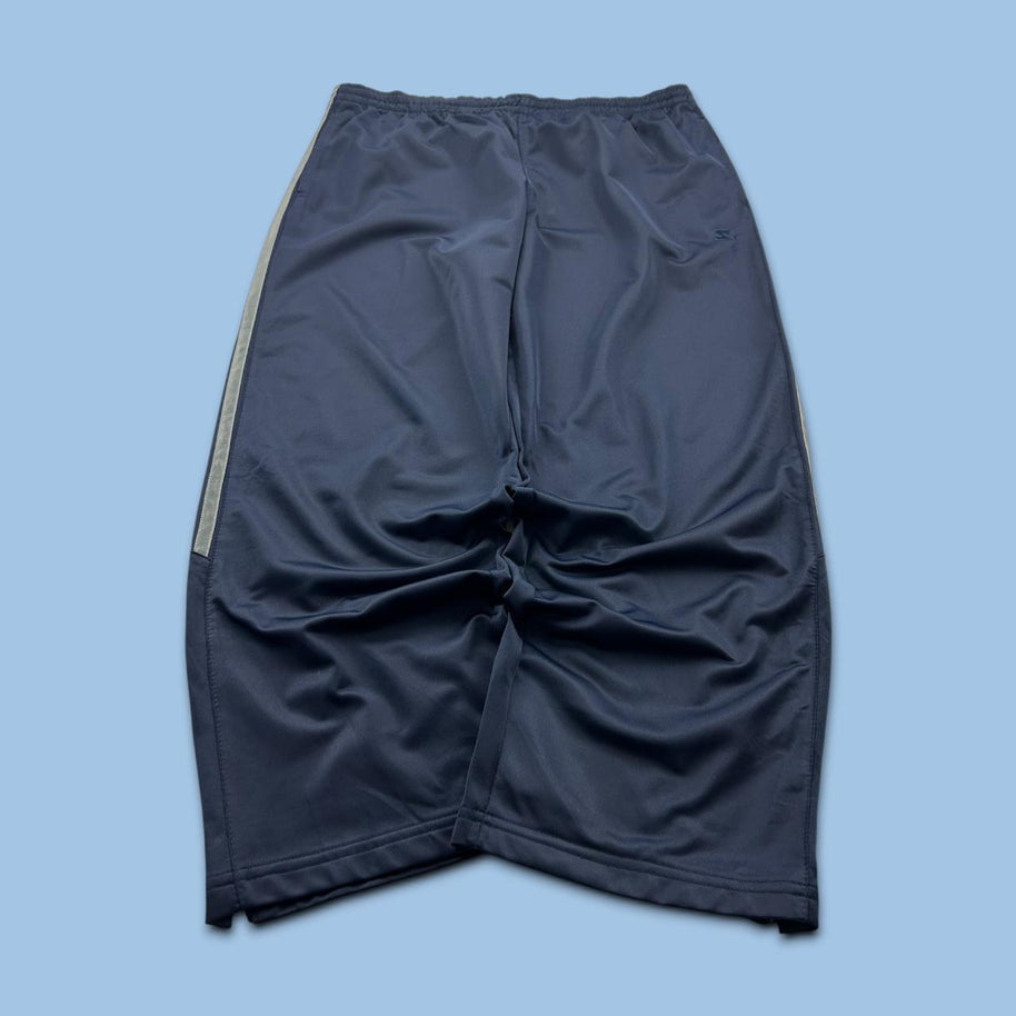 VINTAGE Y2K STARTER WIDE LEG TRACKSUIT BOTTOMS NAVY