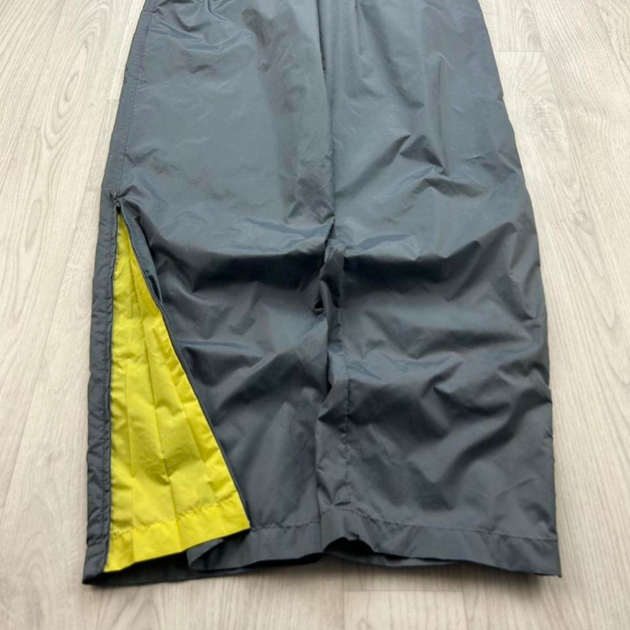 VINTAGE Y2K ADIDAS BAGGY SHELL TRACKSUIT BOTTOMS GREY
