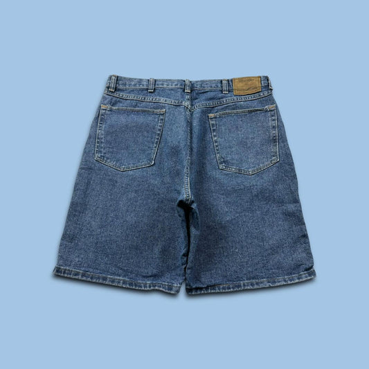 VINTAGE 00s WRANGLER BAGGY LOOSE JORTS BLUE