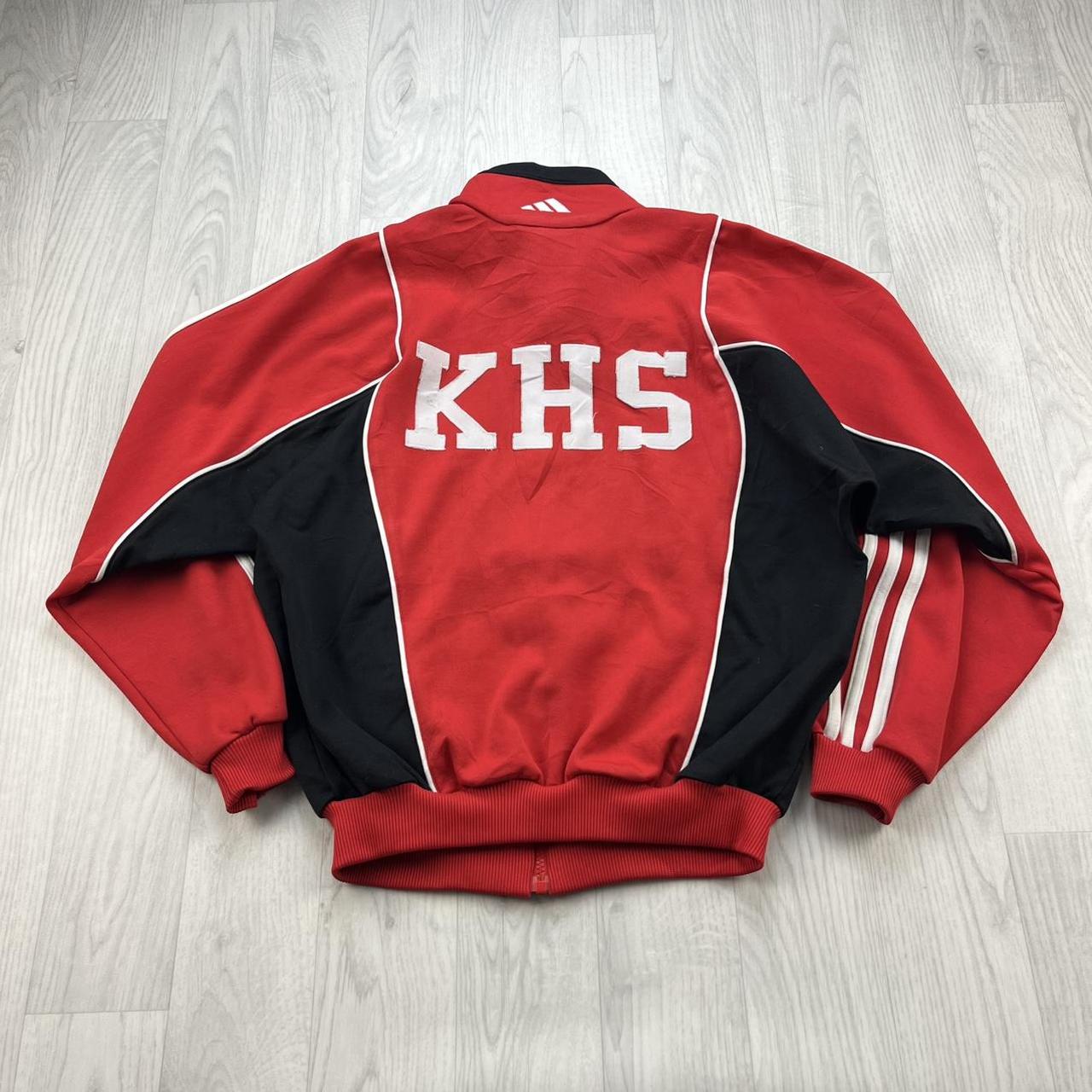 VINTAGE 90s ADIDAS TRACK JACKET RED