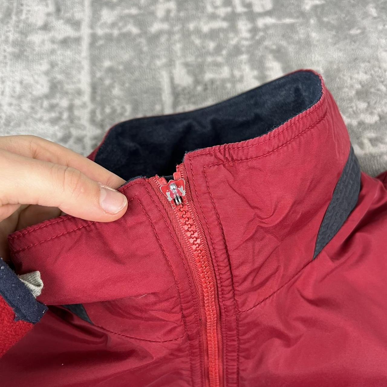 VINTAGE 00s COLUMBIA UTILITY BOMBER JACKET RED