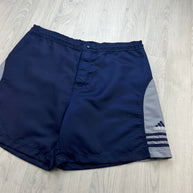 VINTAGE 90s ADIDAS SPORT SHORTS NAVY