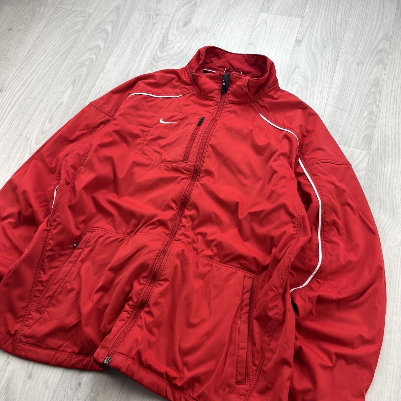 VINTAGE Y2K NIKE TRACK JACKET RED