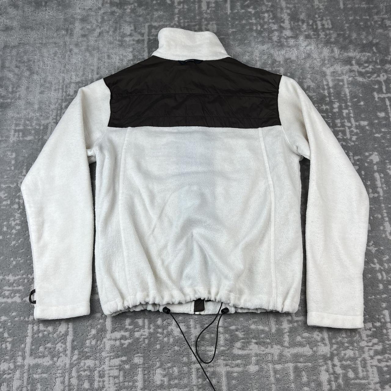 VINTAGE 00s COLUMBIA TECHNICAL FLEECE JACKET WHITE