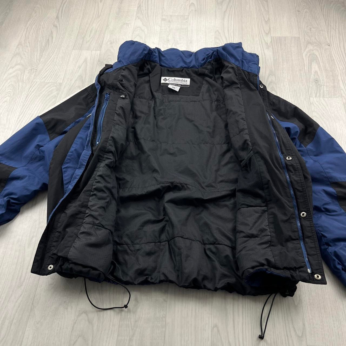 VINTAGE Y2K COLUMBIA TECHNICAL SKI JACKET BLUE