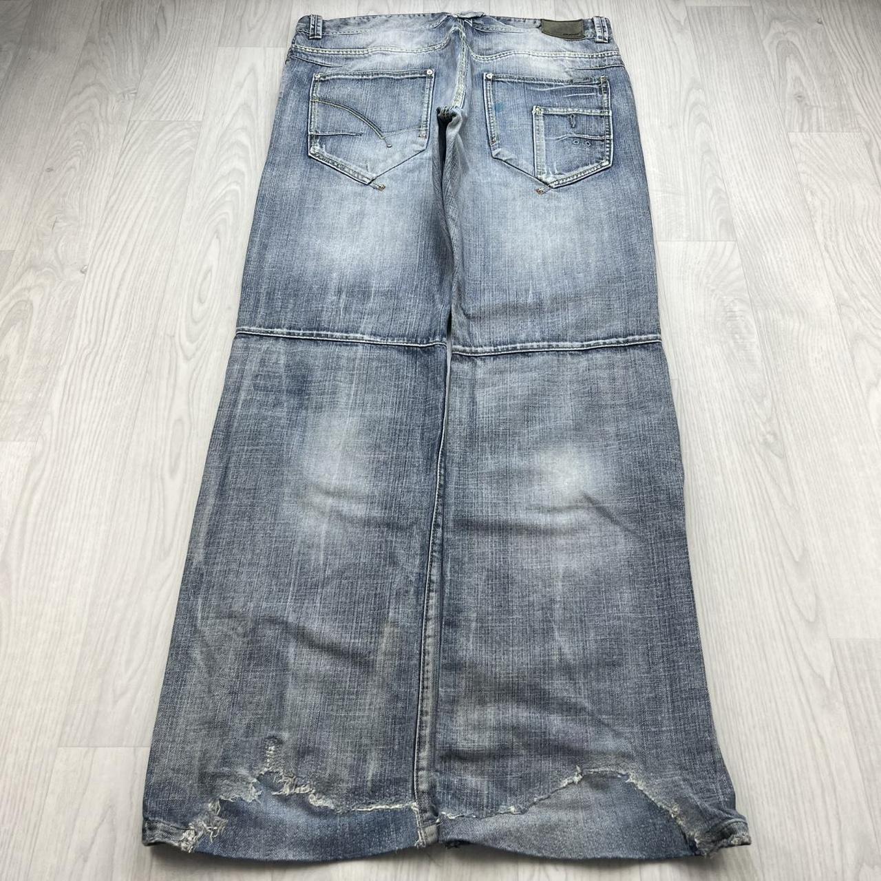 VINTAGE Y2K BLEND BAGGY JEANS BLUE
