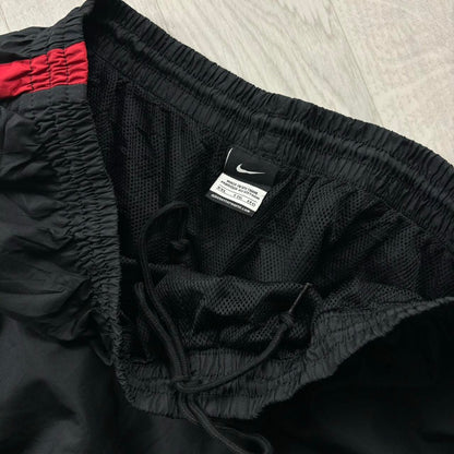 VINTAGE Y2K NIKE WIDE LEG BAGGY TRACKSUIT BOTTOMS BLACK