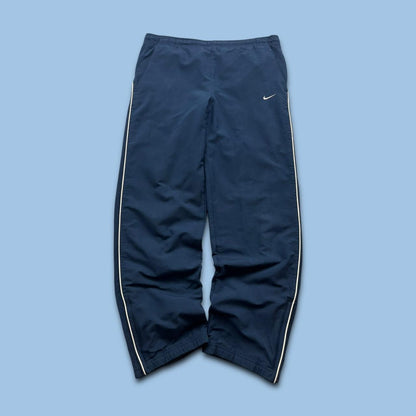 VINTAGE Y2K NIKE BAGGY TRACKSUIT BOTTOMS NAVY