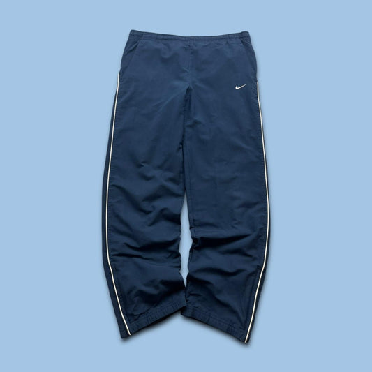 VINTAGE Y2K NIKE BAGGY TRACKSUIT BOTTOMS NAVY