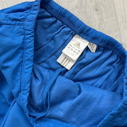 VINTAGE Y2K ADIDAS BAGGY TRACKSUIT BOTTOMS BLUE