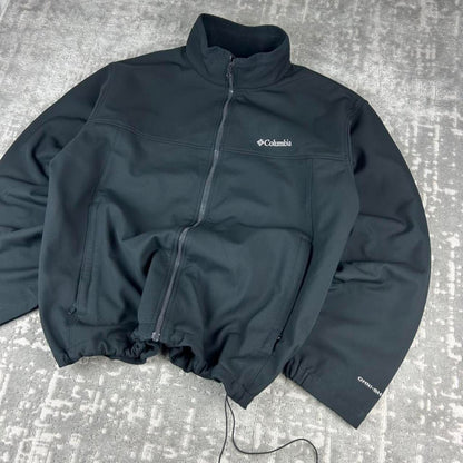 VINTAGE 00s COLUMBIA OMNI SHIELD TECHNICAL UTILITY JACKET BLACK