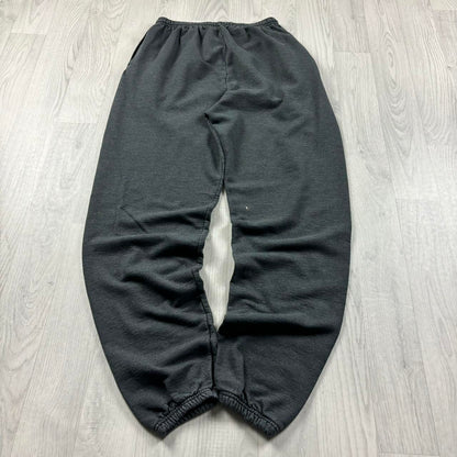 VINTAGE 00s CHAMPION BAGGY COTTON SWEATPANTS CHARCOAL GREY