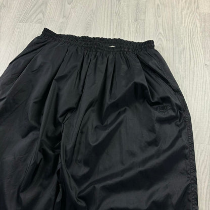 VINTAGE 90s NIKE BAGGY TRACKSUIT BOTTOMS BLACK