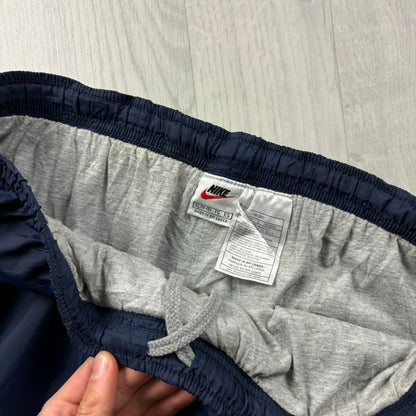VINTAGE 90s NIKE BAGGY TRACKSUIT BOTTOMS NAVY