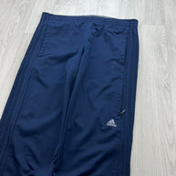 VINTAGE Y2K ADIDAS BAGGY TRACKSUIT BOTTOMS NAVY