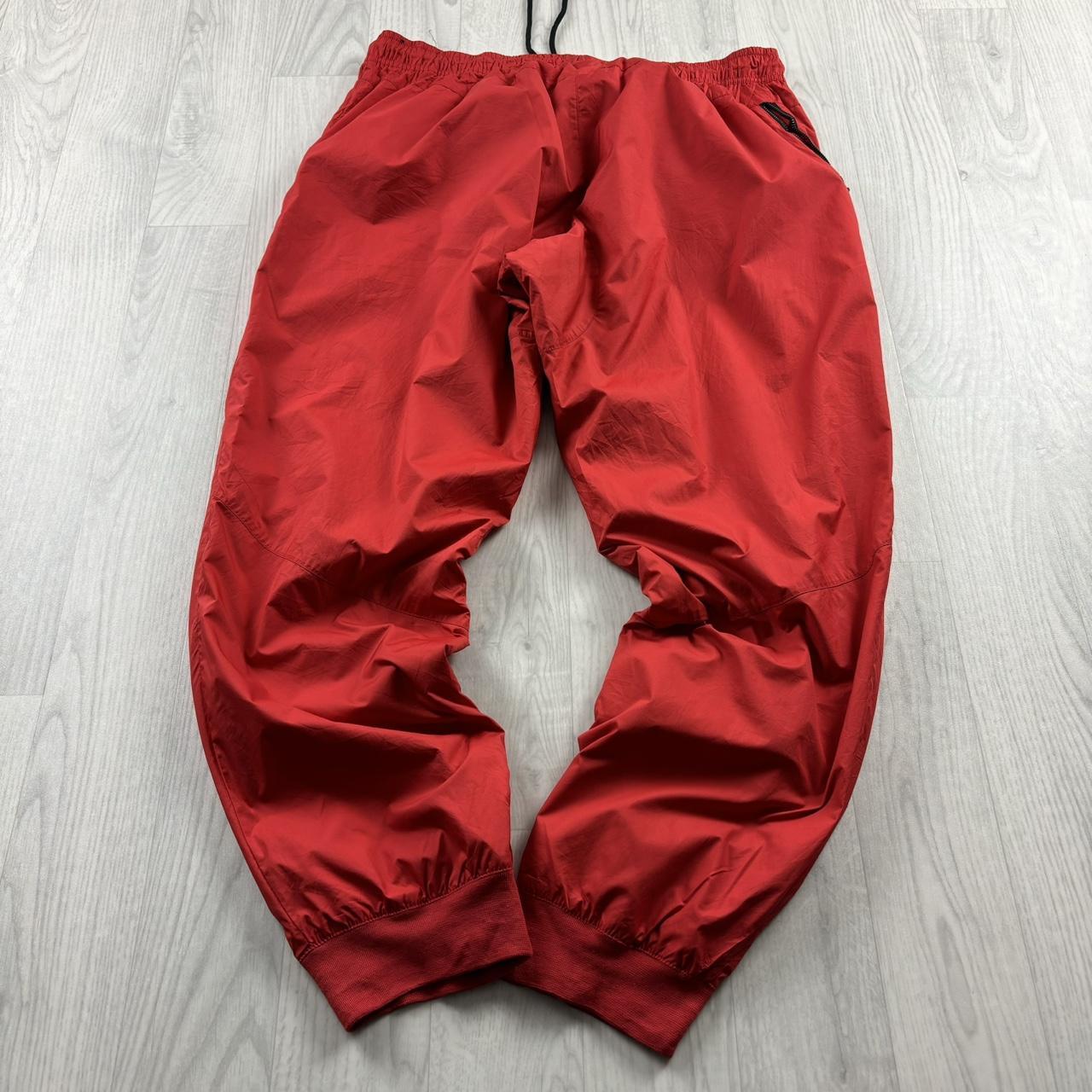 VINTAGE Y2K NIKE BAGGY TRACKSUIT BOTTOMS RED