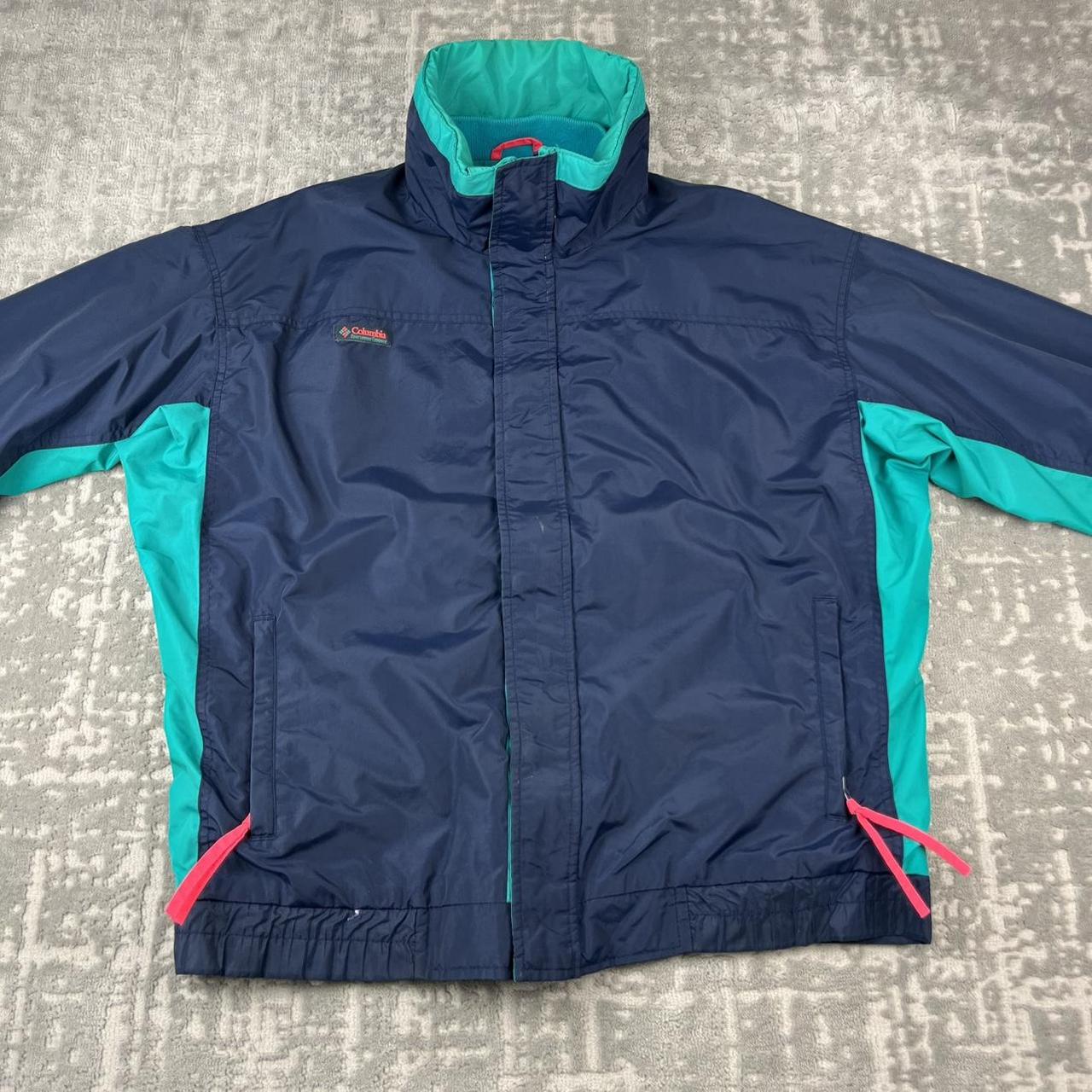 VINTAGE 90s COLUMBIA SKI UTILITY JACKET NAVY