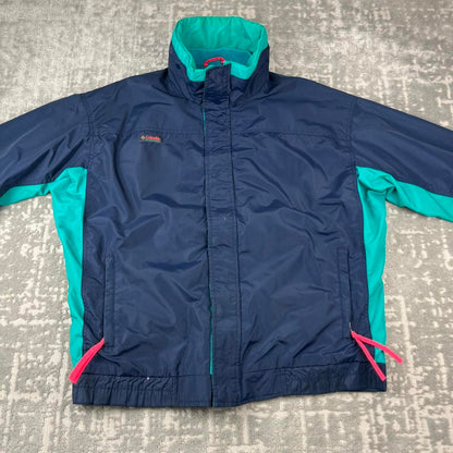 VINTAGE 90s COLUMBIA SKI UTILITY JACKET NAVY