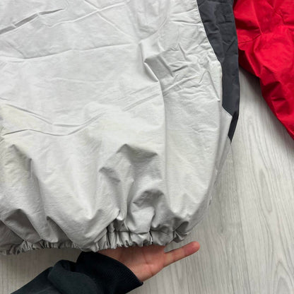 VINTAGE 00s COLUMBIA TECHNICAL UTILITY SKI JACKET GREY RED