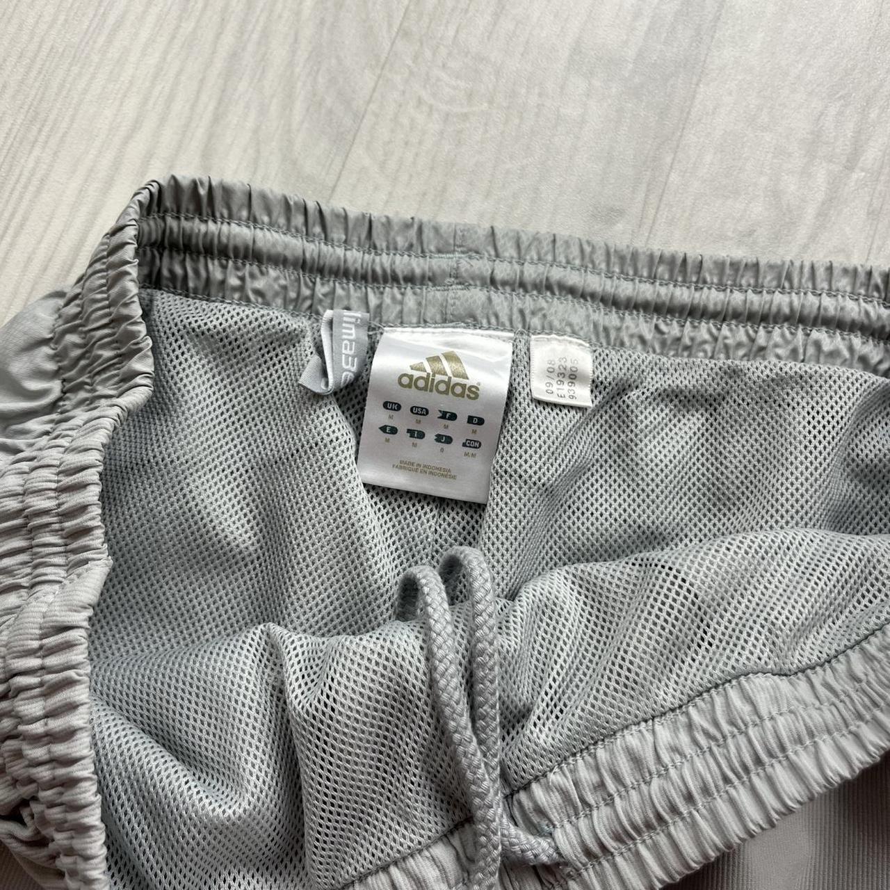 VINTAGE Y2K ADIDAS BAGGY TRACKSUIT BOTTOMS GREY