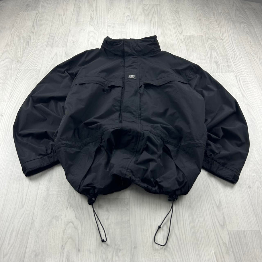 VINTAGE Y2K HELLY HANSEN TECHNICAL HEAVY SKI JACKET BLACK