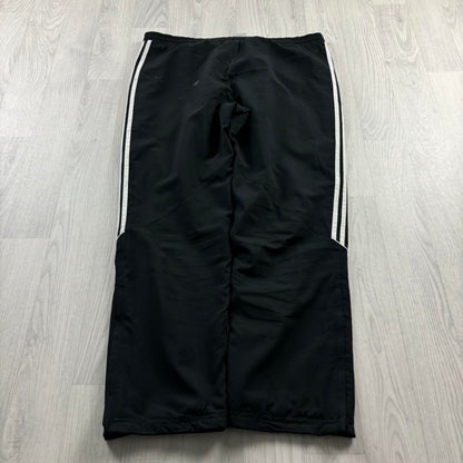 VINTAGE Y2K ADIDAS BAGGY TRACKSUIT BOTTOMS BLACK