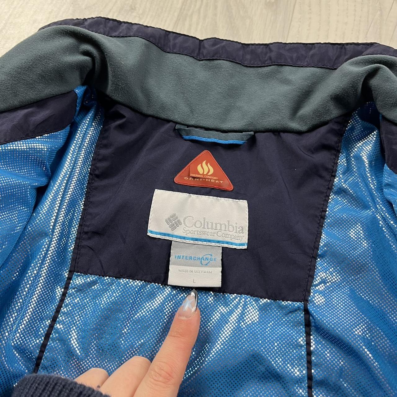 VINTAGE 00s COLUMBIA PUFFER TECHNICAL JACKET BLUE