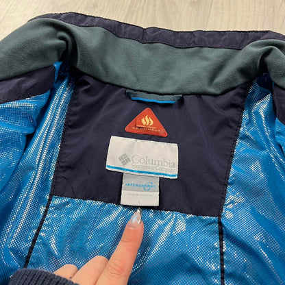 VINTAGE 00s COLUMBIA PUFFER TECHNICAL JACKET BLUE