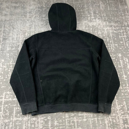 VINTAGE Y2K O’NEILL HEAVY FLEECE ZIP UP HOODIE BLACK