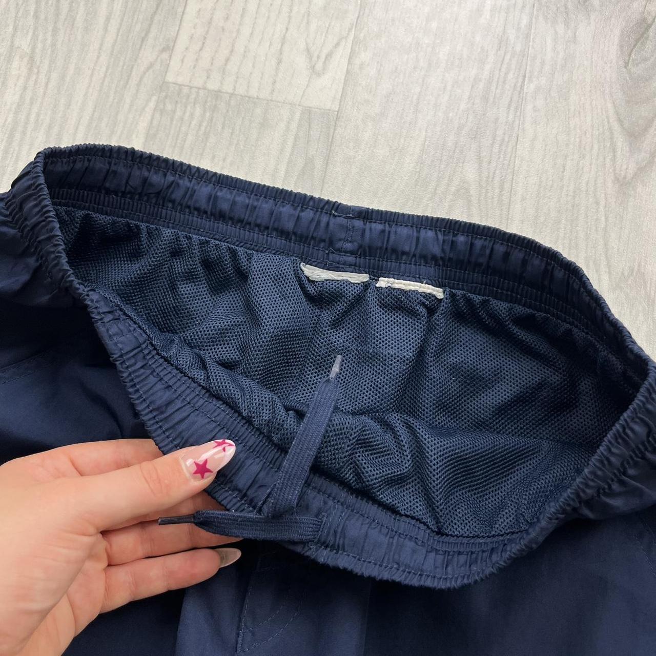 VINTAGE Y2K NIKE TECHNICAL BAGGY TRACKSUIT BOTTOMS NAVY