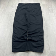 VINTAGE Y2K ADIDAS SIDE STRIPE POPPER TRACKSUIT BOTTOMS BLACK